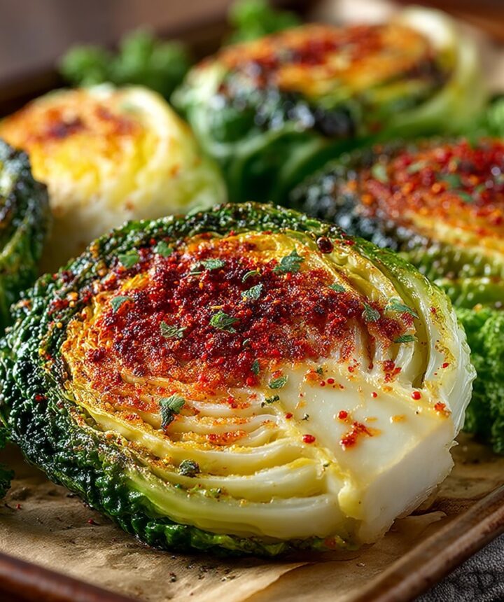 Roasted Cabbage Steaks Recipe
