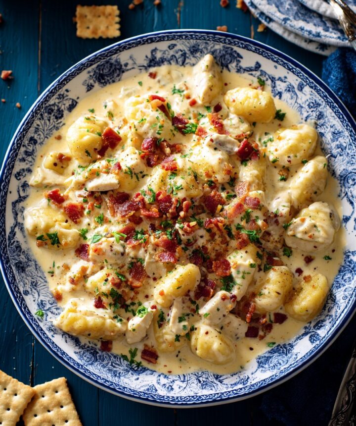 Creamy Crack Chicken Gnocchi