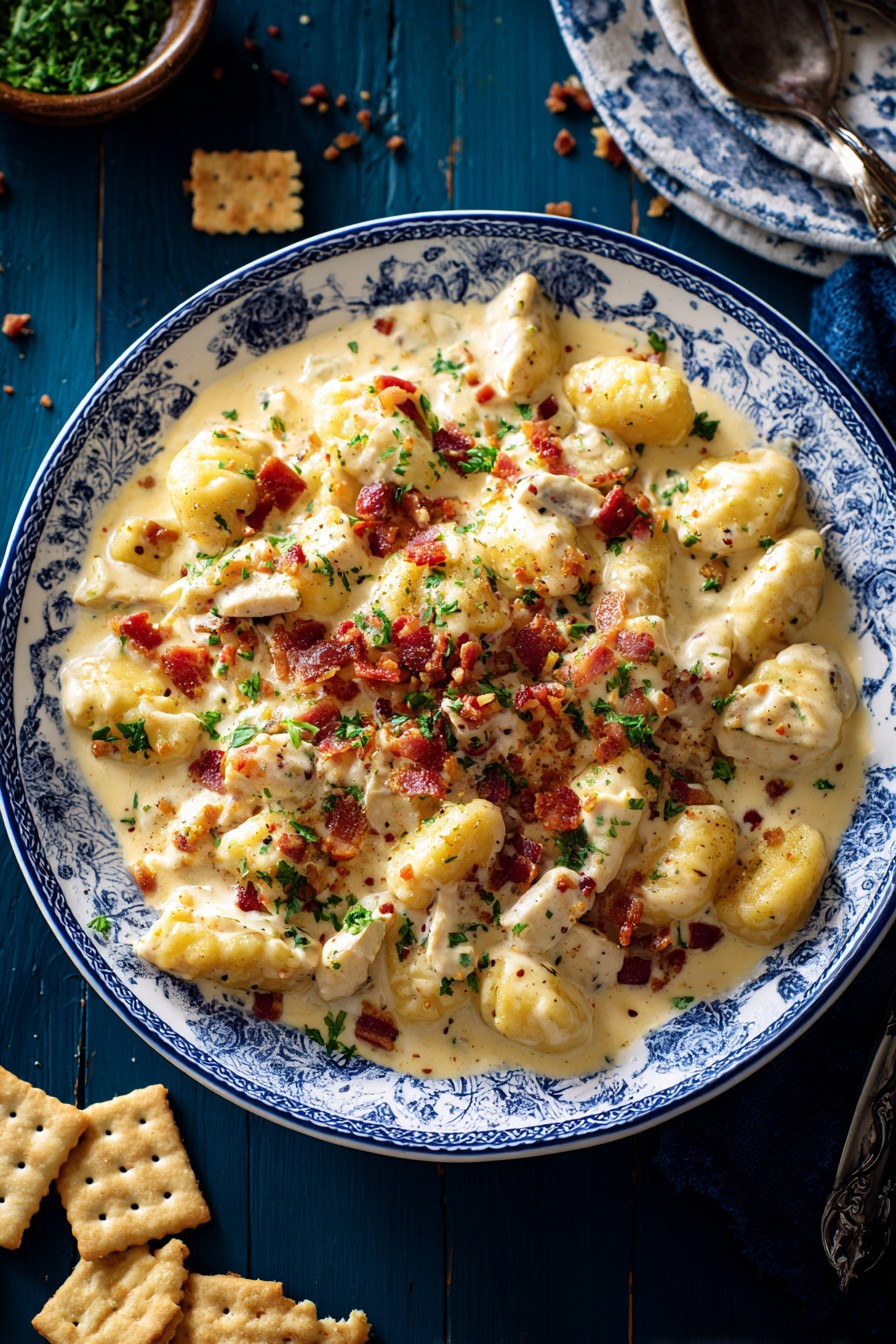 Creamy Crack Chicken Gnocchi