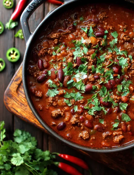 One-Pot Chili Recipe with Beef and Beans
