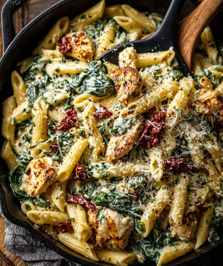 High Protein Chicken Pasta
