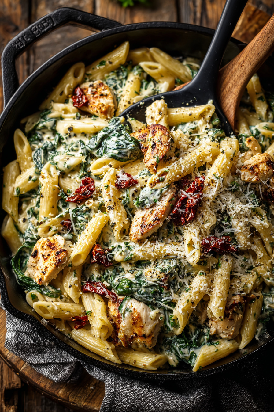 High Protein Chicken Pasta