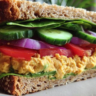 High-Protein Veggie Sandwich 18g protein joy